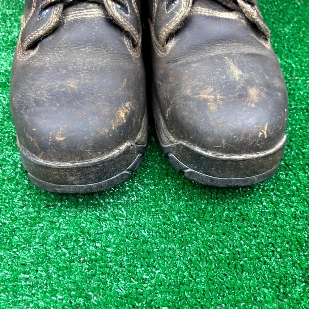 Timberland PRO Work Boot Mens 10.5M Dark Brown Waterproof Oil Resistant F2413-11